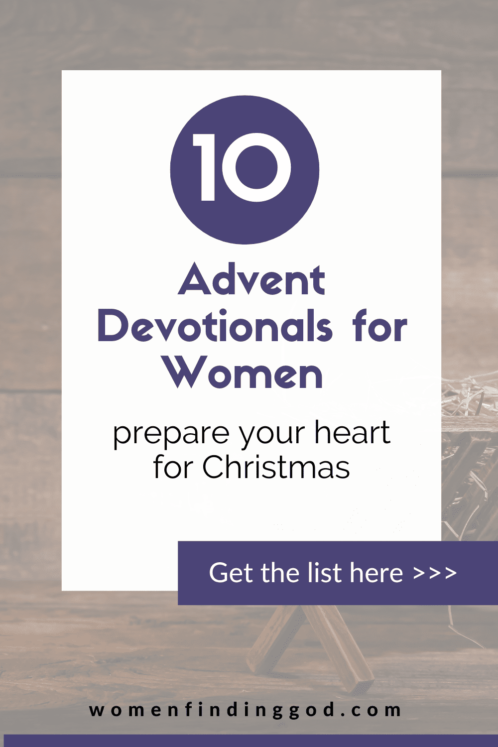 10 AMAZING Advent devotionals for women! When it comes to your quiet time with God this December don't forget to spend some time reflecting and preparing your heart for Jesus. Come learn how to use a daily devotional as part of your daily bible reading and bible study routines.  via @womenfindinggod