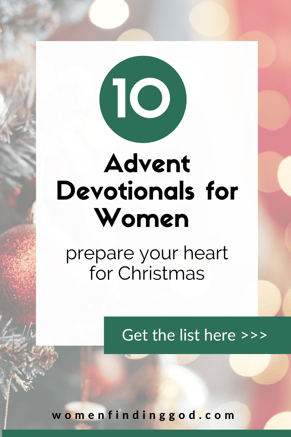 10 AMAZING Advent devotionals for women! When it comes to your quiet time with God this December don't forget to spend some time reflecting and preparing your heart for Jesus. Come learn how to use a daily devotional as part of your daily bible reading and bible study routines. 