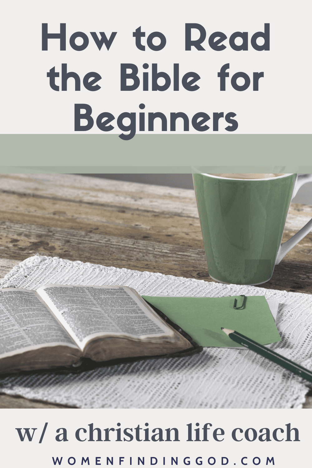 Are you ready to learn how to read the bible? Reading the Bible is one of the best ways to get closer to God! Here are some ideas on how to include this spiritual discipline in your daily quiet time with God. Plus, tips about creating your own bible reading plan and reading through the entire bible! via @womenfindinggod