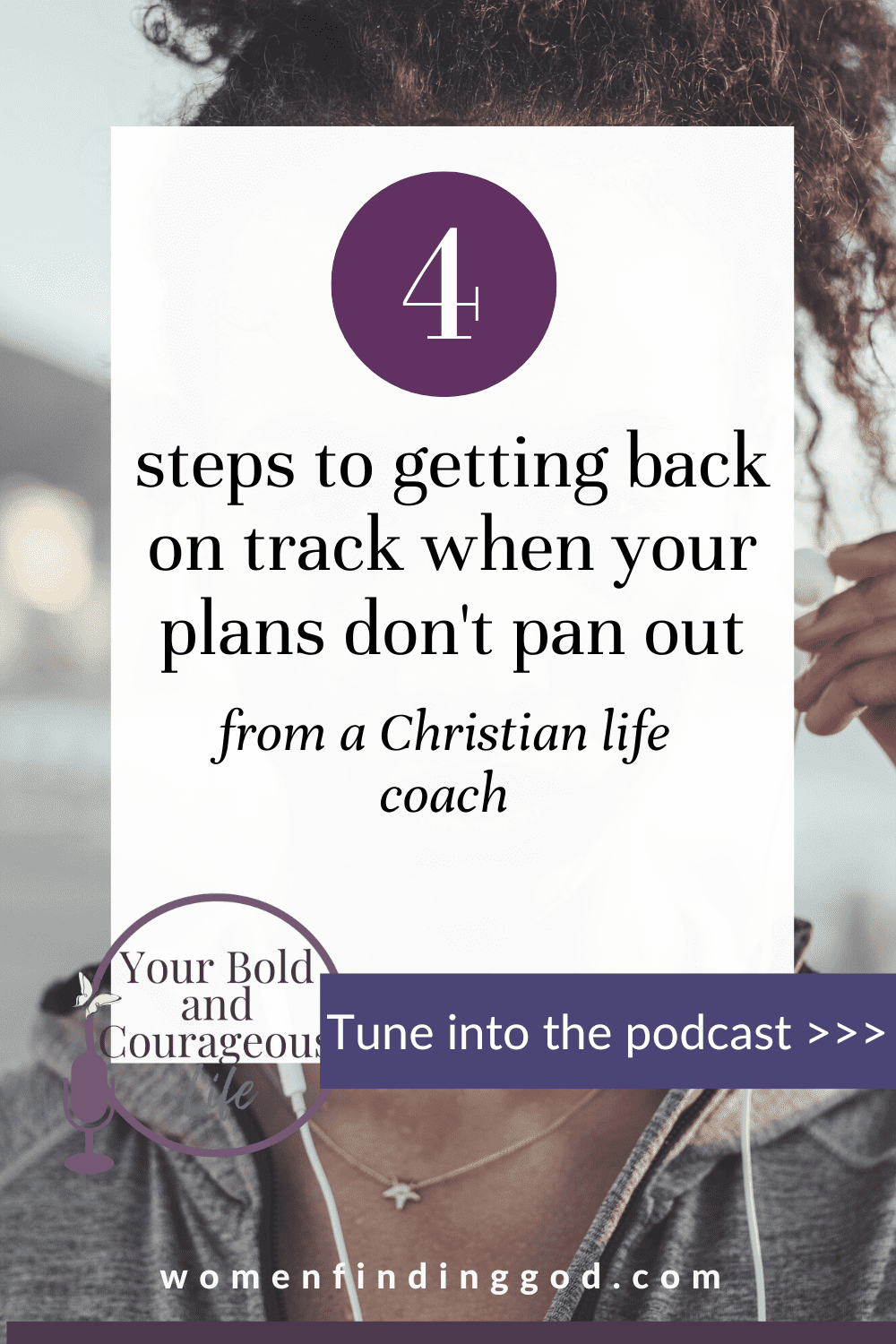 You took the time to create your spiritual growth plan but eventually life happens. What happens when you fall off the wagon, get run over, and then drug by your ankles for a few miles? It is possible to get back on track when your original plans fail. In this episode, learn 4 steps to course correct when you want to get back to your goals. via @womenfindinggod