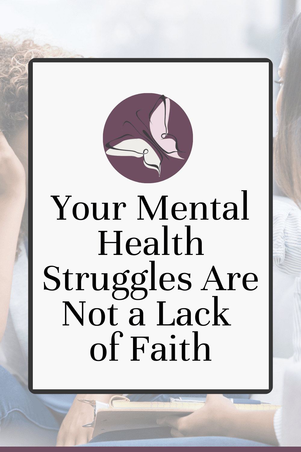 It's important to understand that your mental health struggles are not due to a lack of faith. Learn 6 things have been helpful for me in taking care of myself as I walk through hard things and work towards improving my mental health.