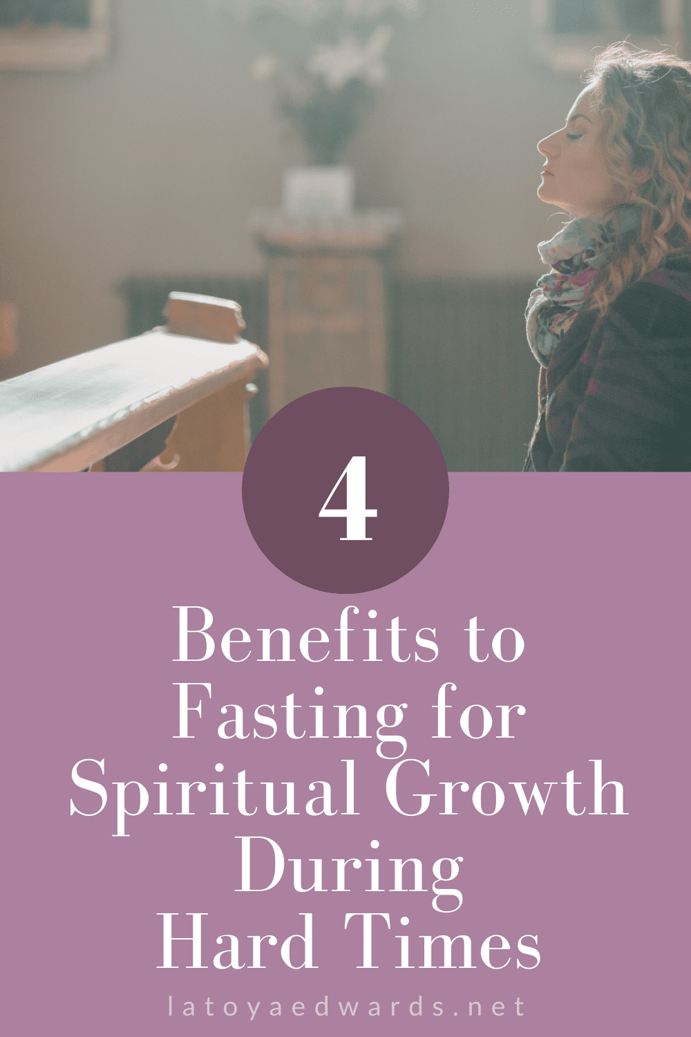 Fasting is a great way to grow closer to God especially when you are walking through hard times. This spiritual growth idea is perfect for any Christian woman walking through trials and storms. Learn why you may have been frustrated by fasting in the past + 4 reasons it can be super effective in hard seasons. Plus a few tips on how to get started if you're new to fasting.
