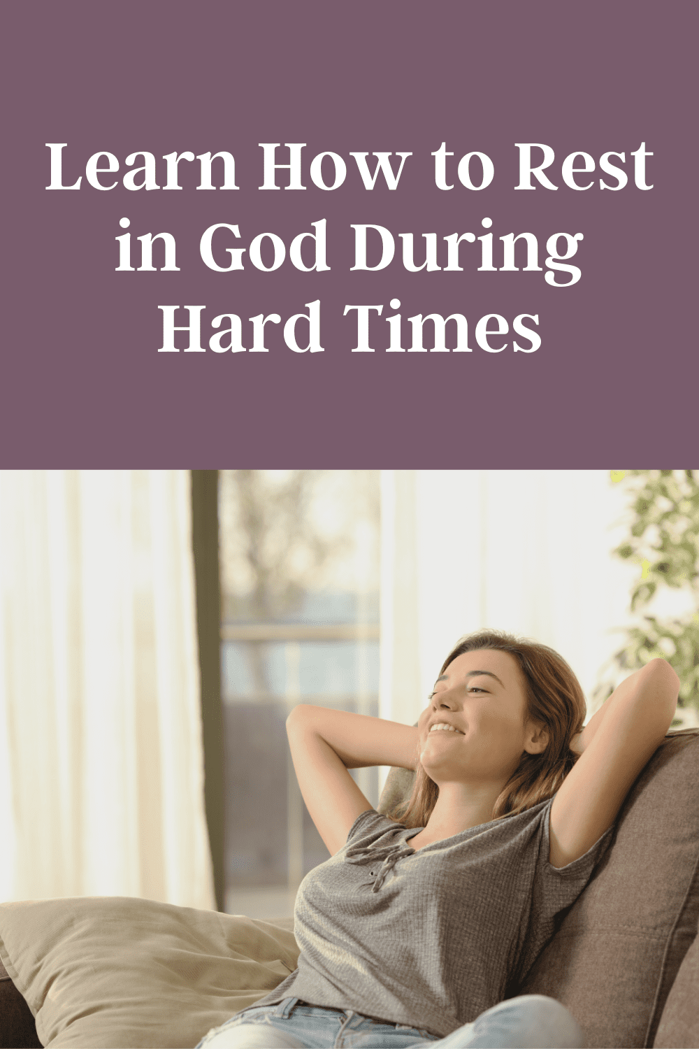 You don't have to run yourself into the ground during hard times, you can learn how to rest in God. If you want to know how to stop worrying and start living again resting in the presence of God can make a big difference. Learning to trust God during hard times is a great way to grow your relationship with God and I'm sharing some ways to do that. Visit the full blog post to read more.