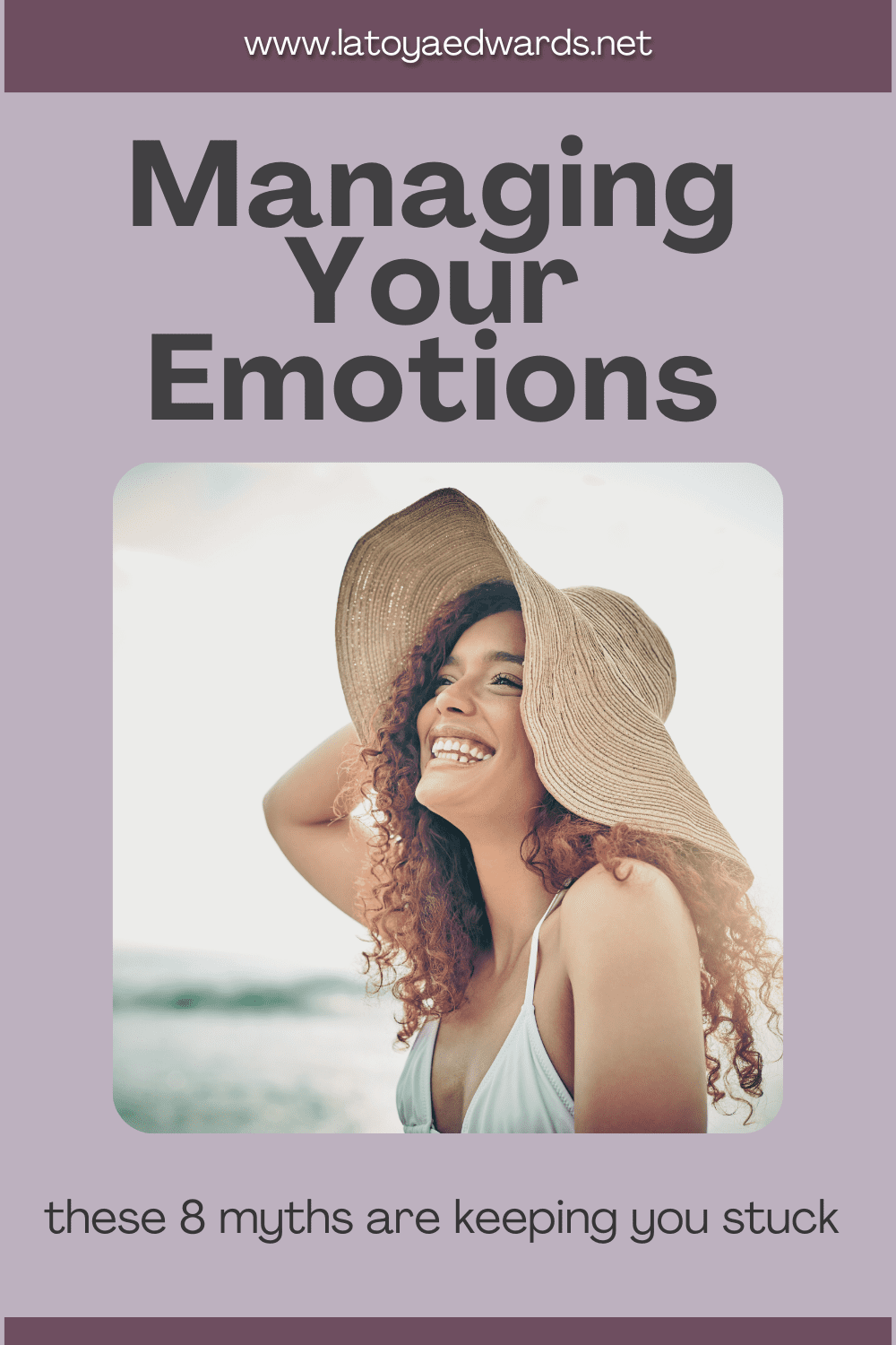 Are you ready to overcome mindset blocks so you can learn how to manage your emotions? Learn 8 myths that are keeping you from learning how to understand your emotions and how to calm your mind. This tips to control your emotions are perfect for highly sensitive introverted women who are walking through hard times. If you're looking for tips on building emotional resilience visit the full blog post to read more.