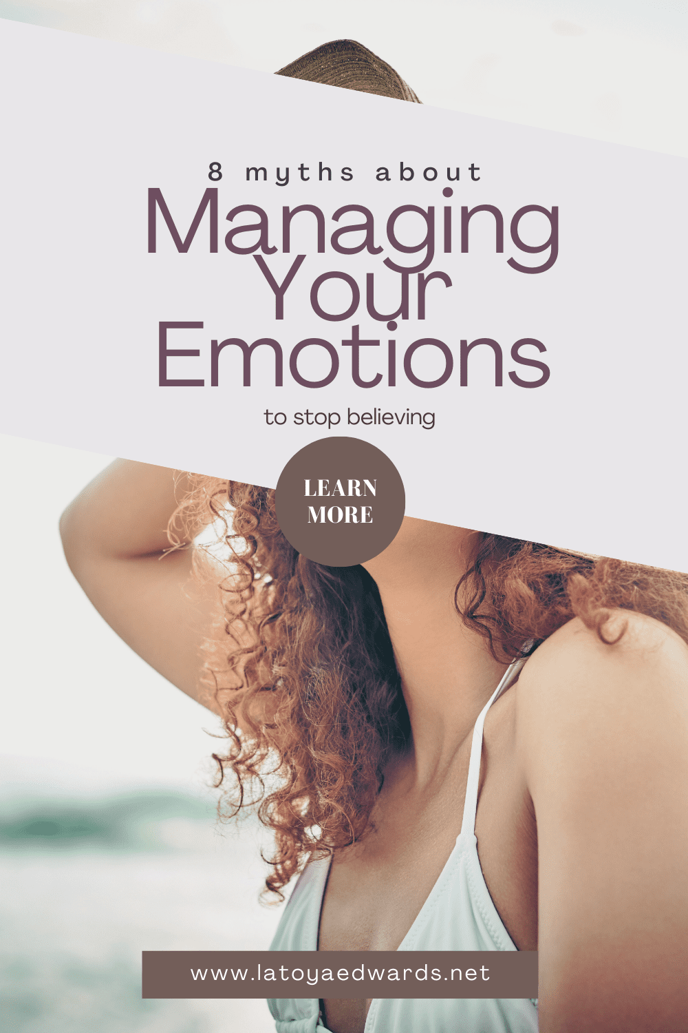 Are you ready to overcome mindset blocks so you can learn how to manage your emotions? Learn 8 myths that are keeping you from learning how to understand your emotions and how to calm your mind. This tips to control your emotions are perfect for highly sensitive introverted women who are walking through hard times. If you're looking for tips on building emotional resilience visit the full blog post to read more.